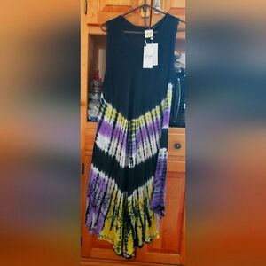 NWT Beach By Exist Free Size Tye Dye Beachwear/Coverup/Sundress
